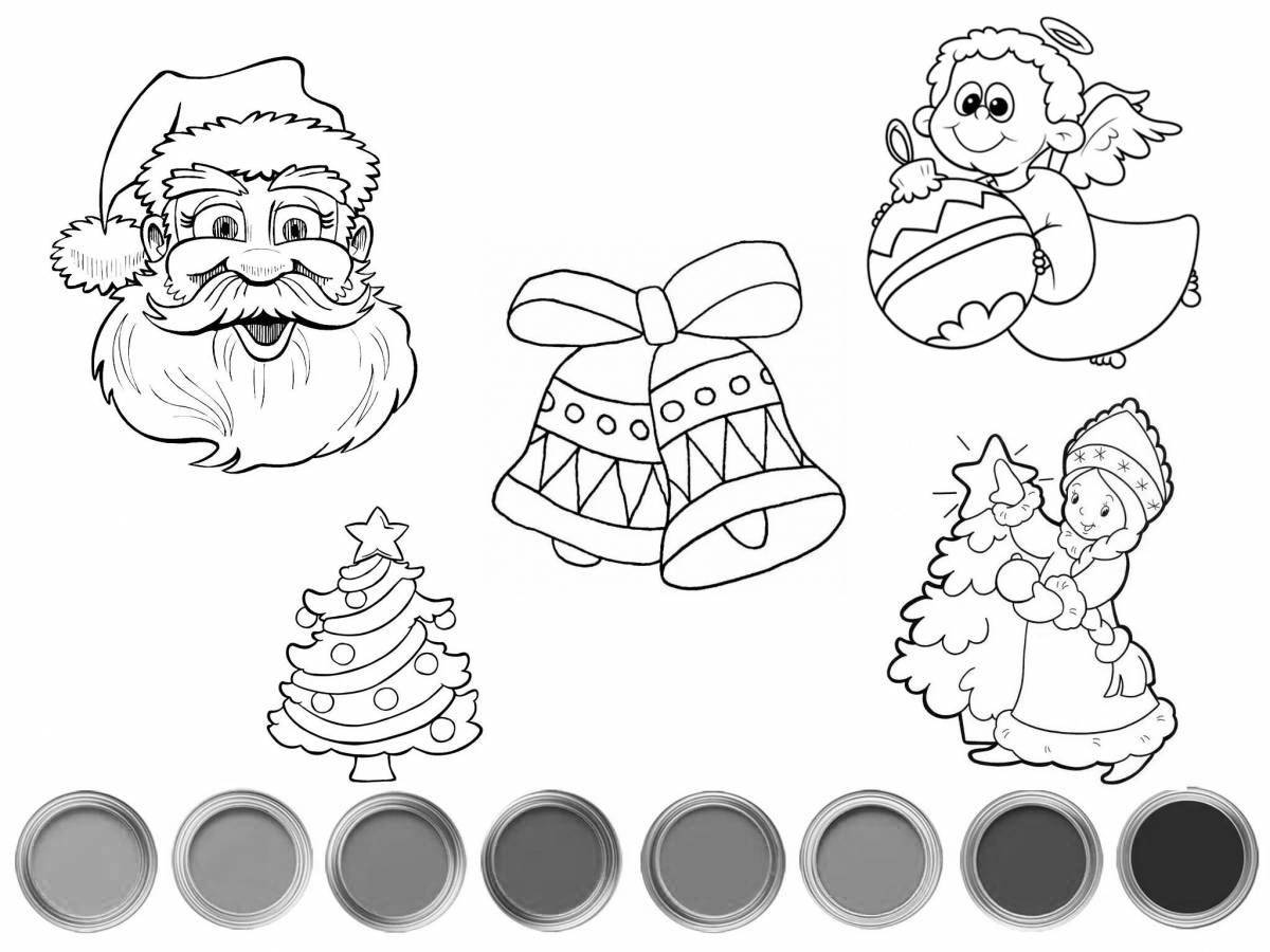 Amazing Christmas coloring book