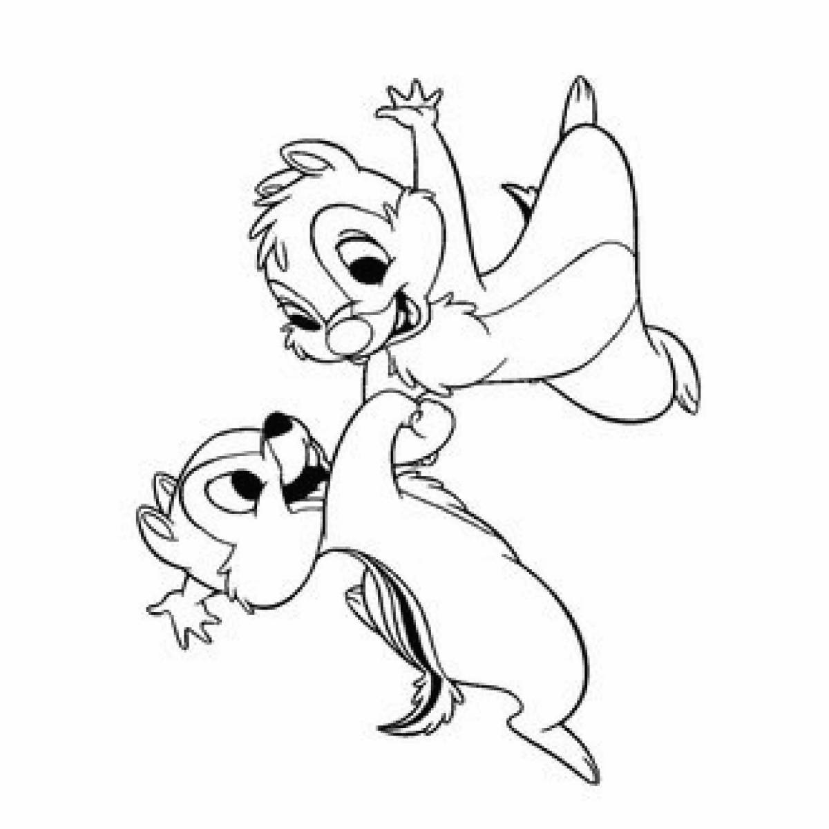 Cute disney character coloring pages
