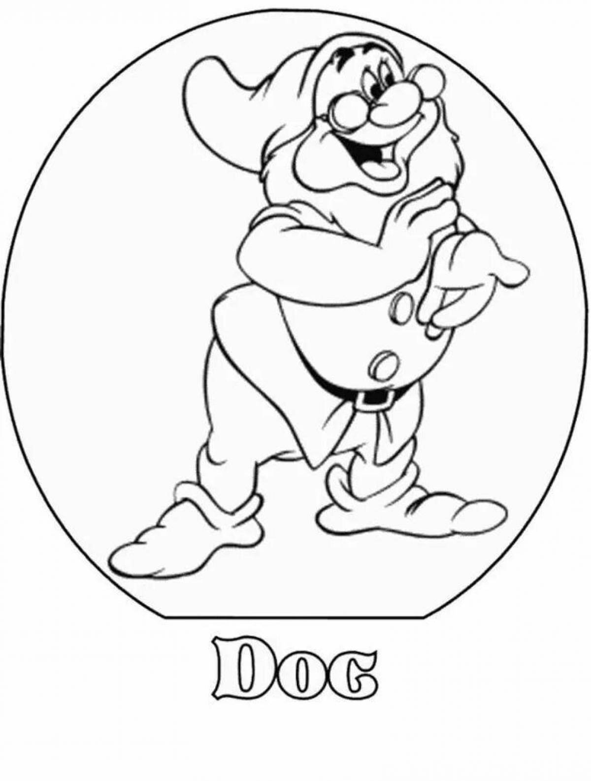 Fun disney character coloring pages