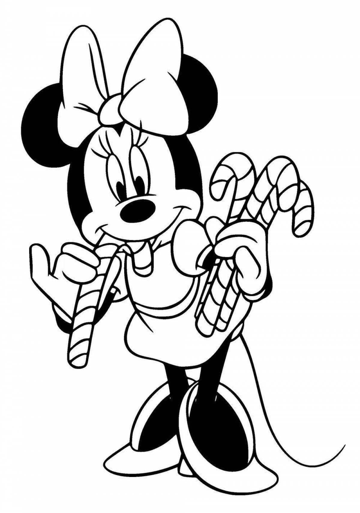 Animated disney character coloring pages