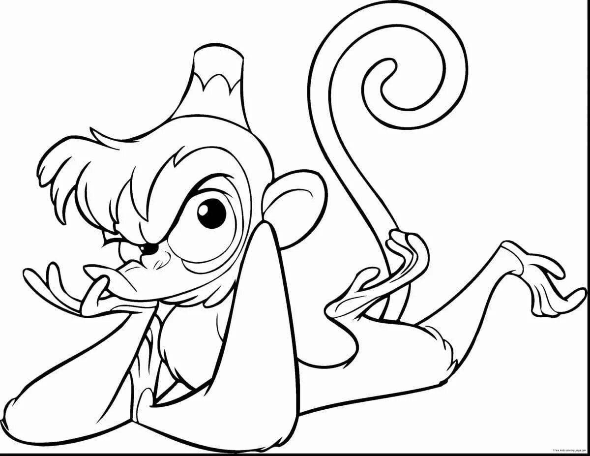 Awesome disney character coloring pages