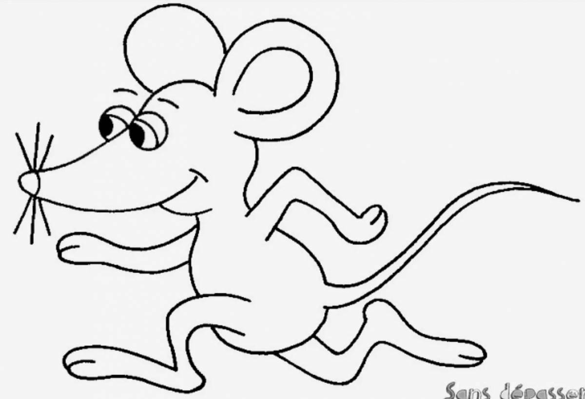 Fun drawing of a mouse