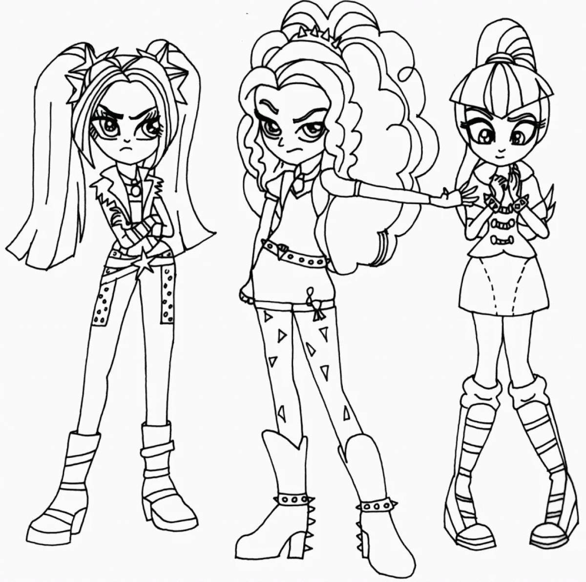 Inspirational equestria girls coloring pages