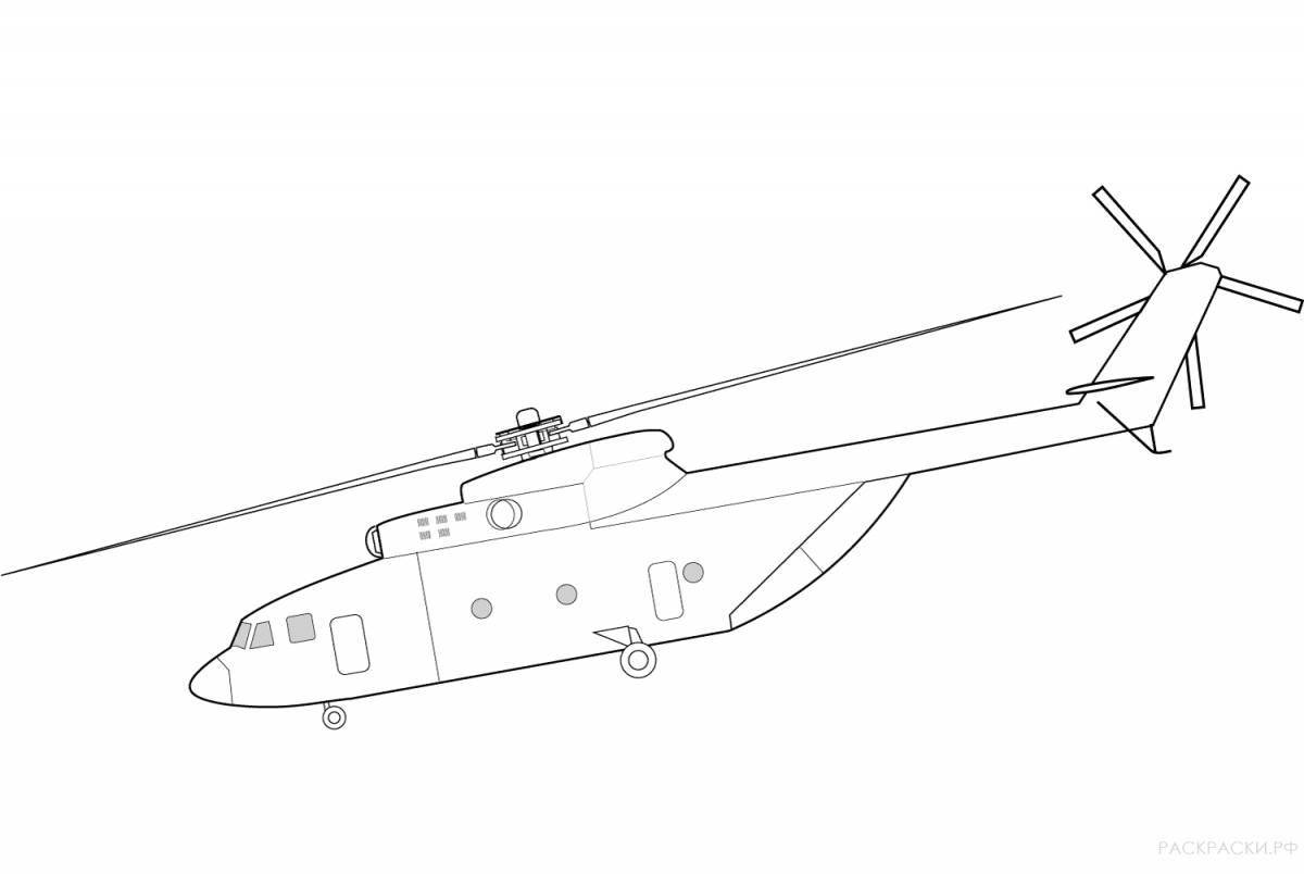 Playful mi 24 coloring page
