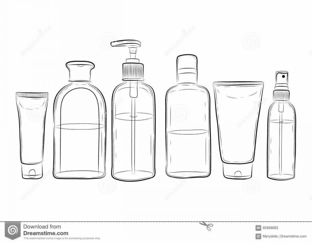 Photo Coloring pretty skin care cosmetics