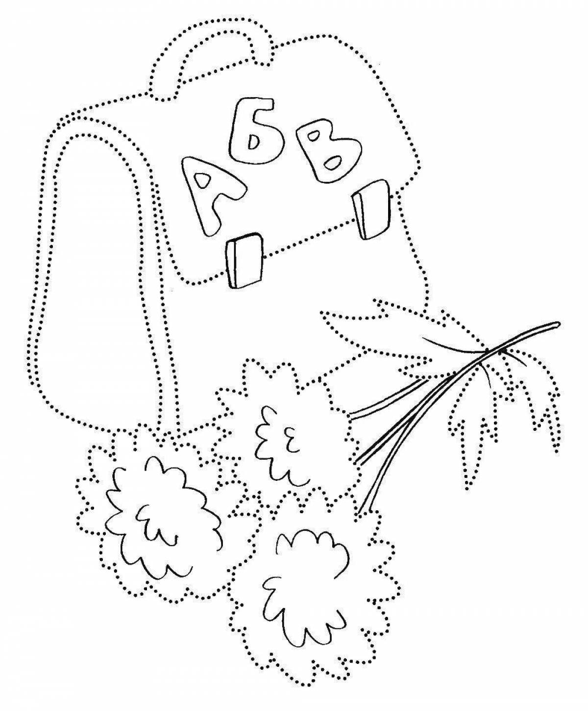 Brightly colored september 1st coloring page