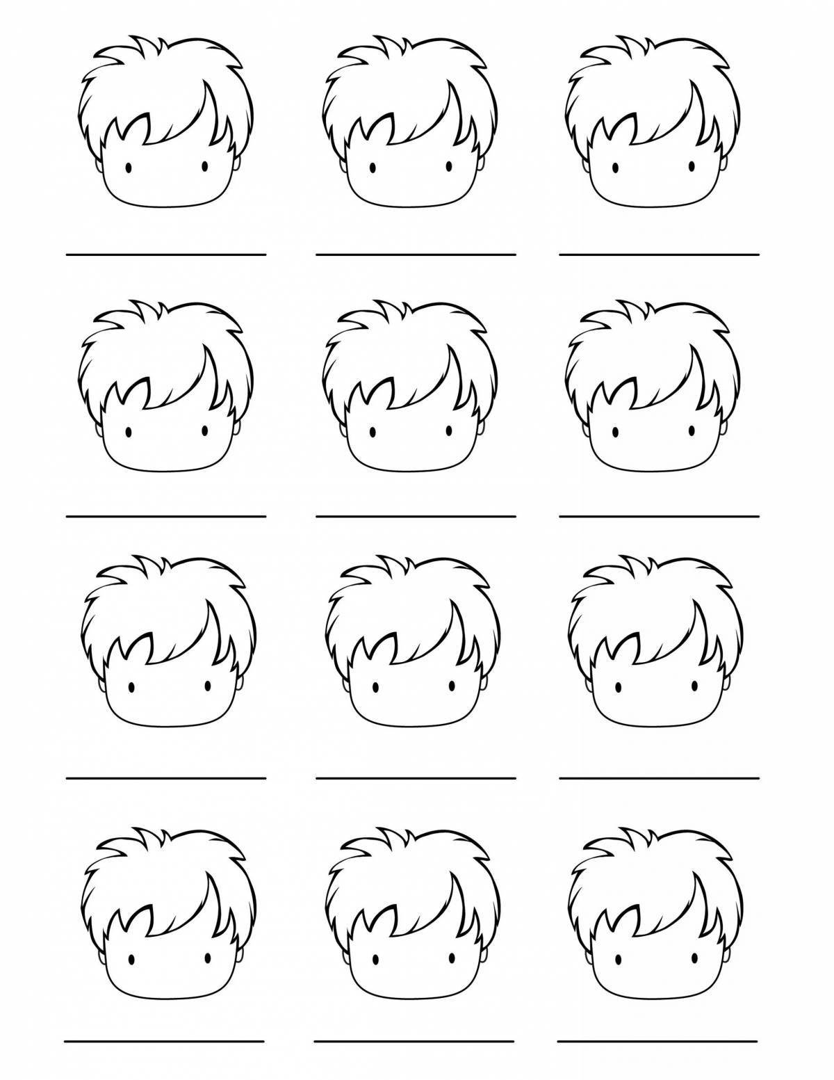 Экстатическая раскраска человеческие эмоции