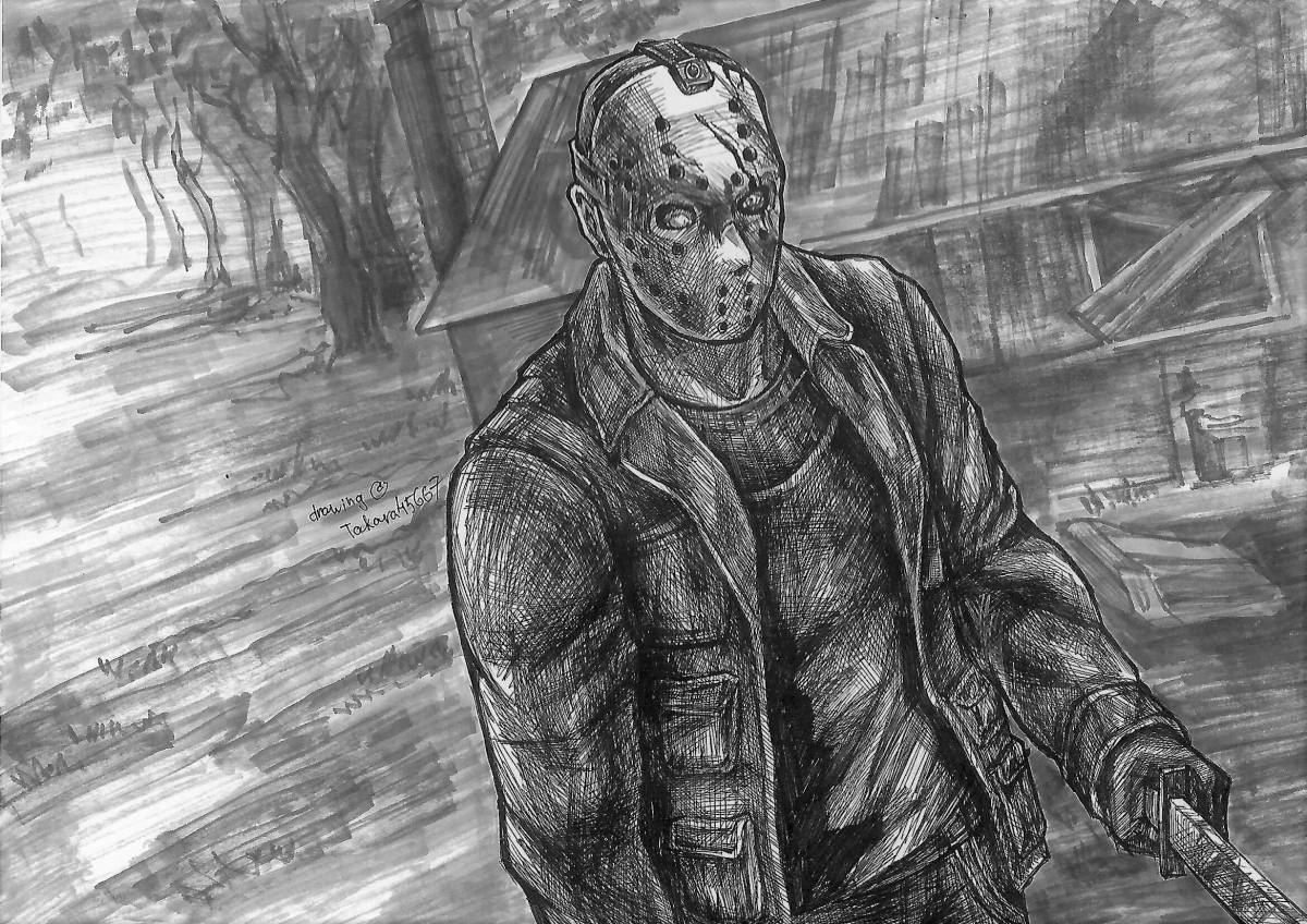 Sinister Friday the 13th coloring book