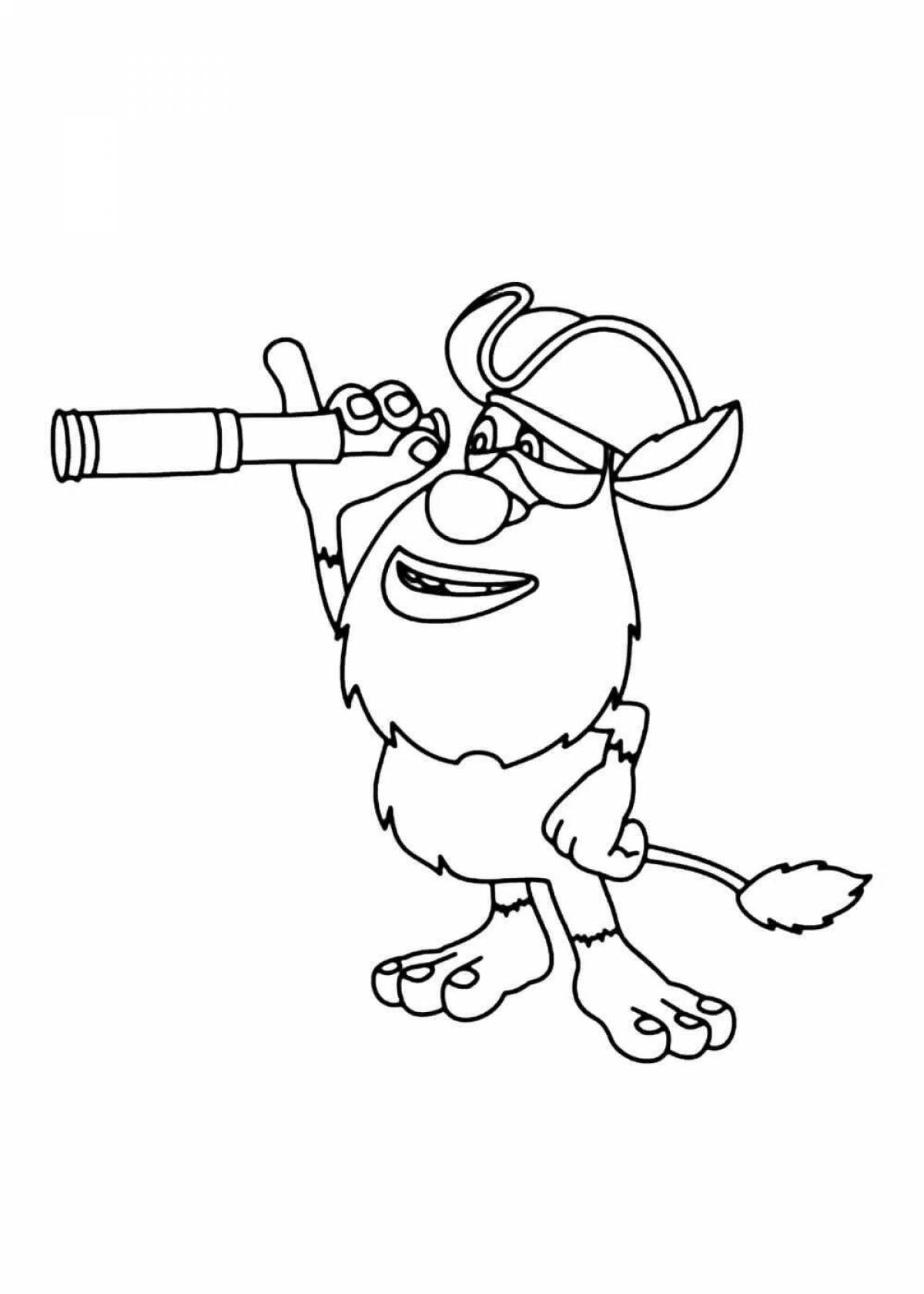 Buba print fun coloring book