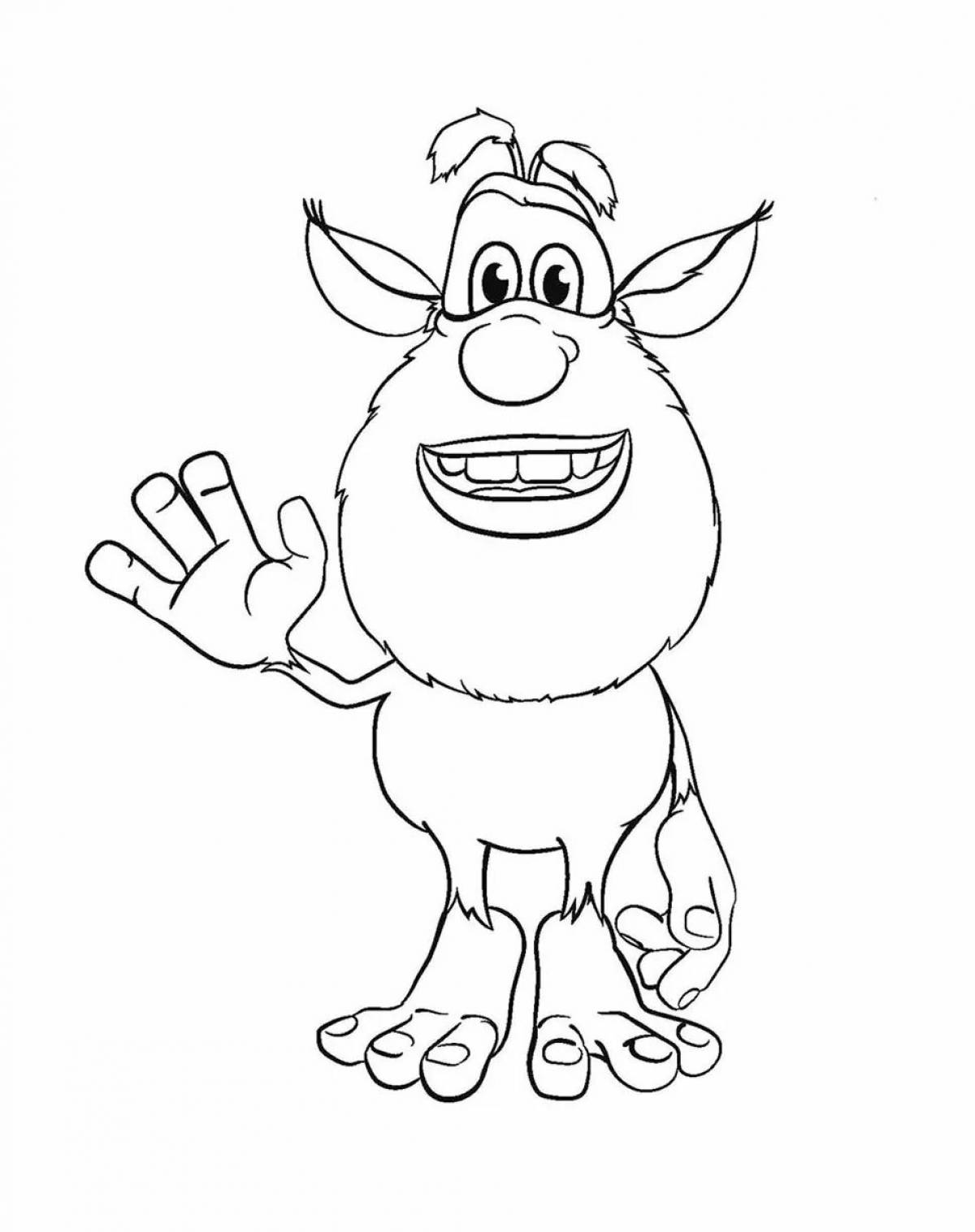 Buba print rich color coloring