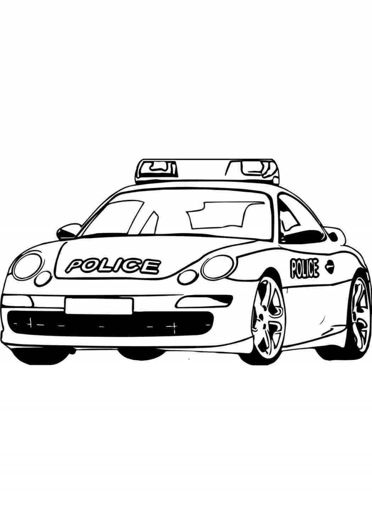 Great bmw police coloring