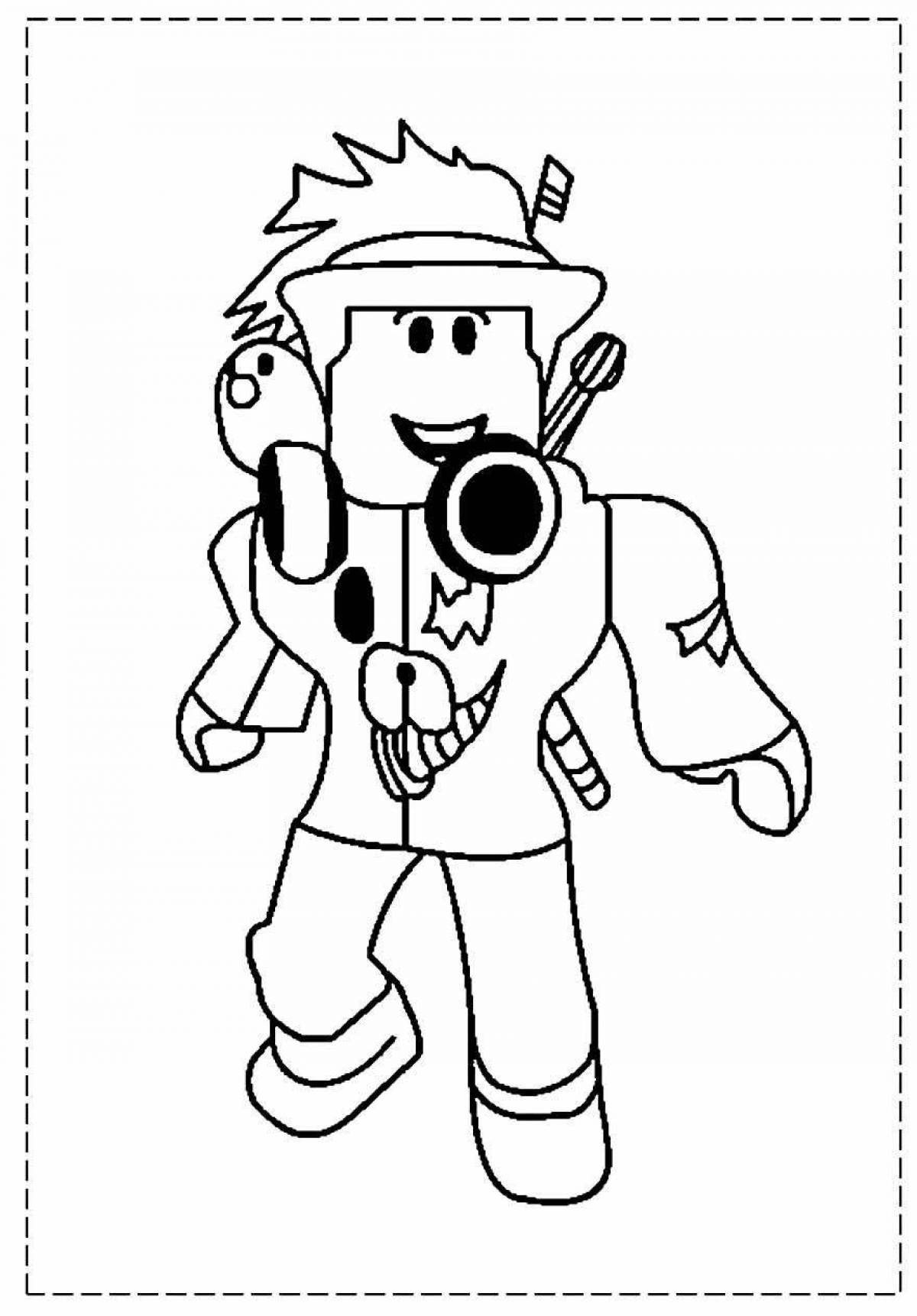 Roblox brookhaven coloring book