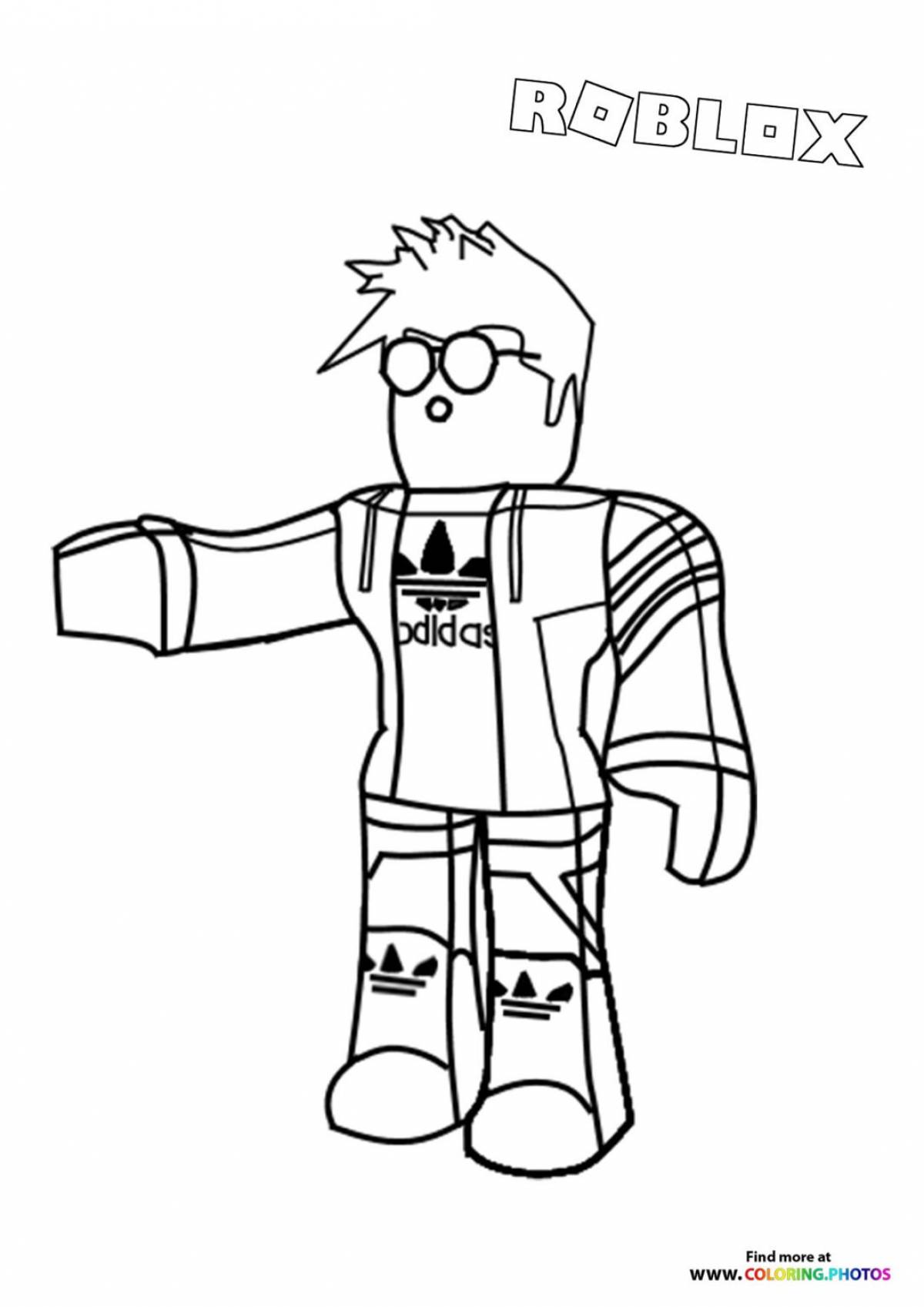 Roblox brookhaven coloring page
