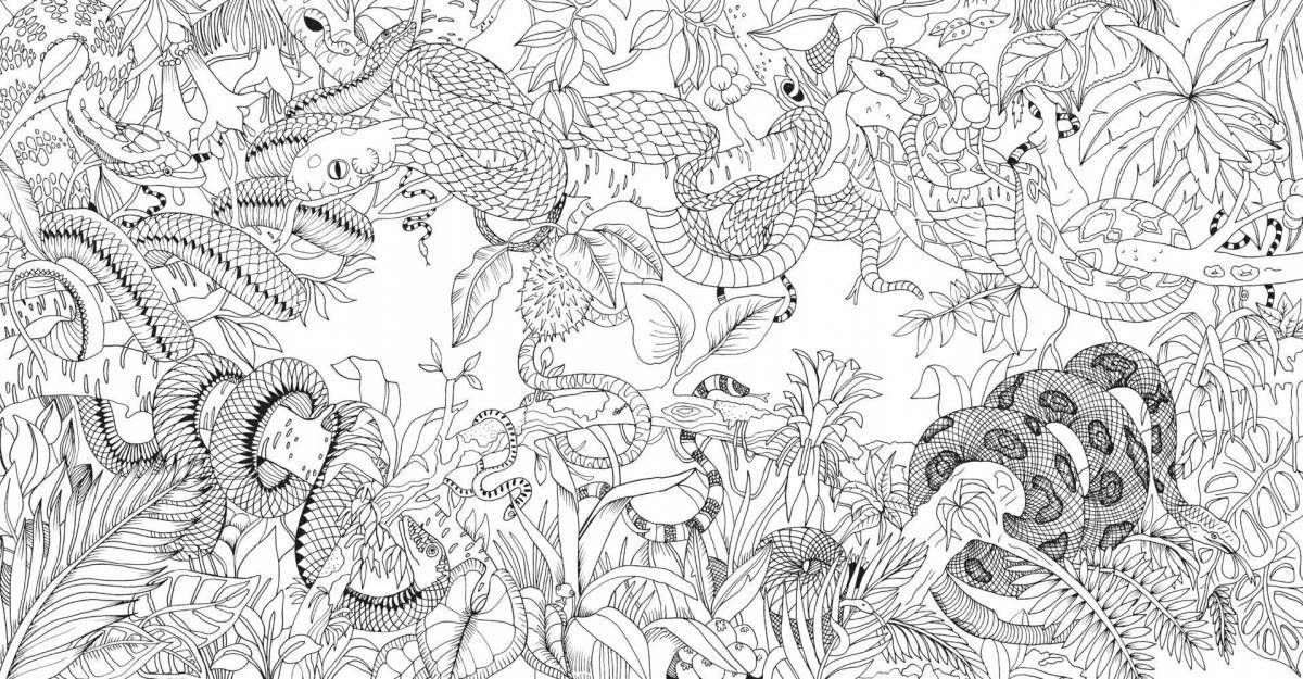 Charming wildberry anti-stress coloring book