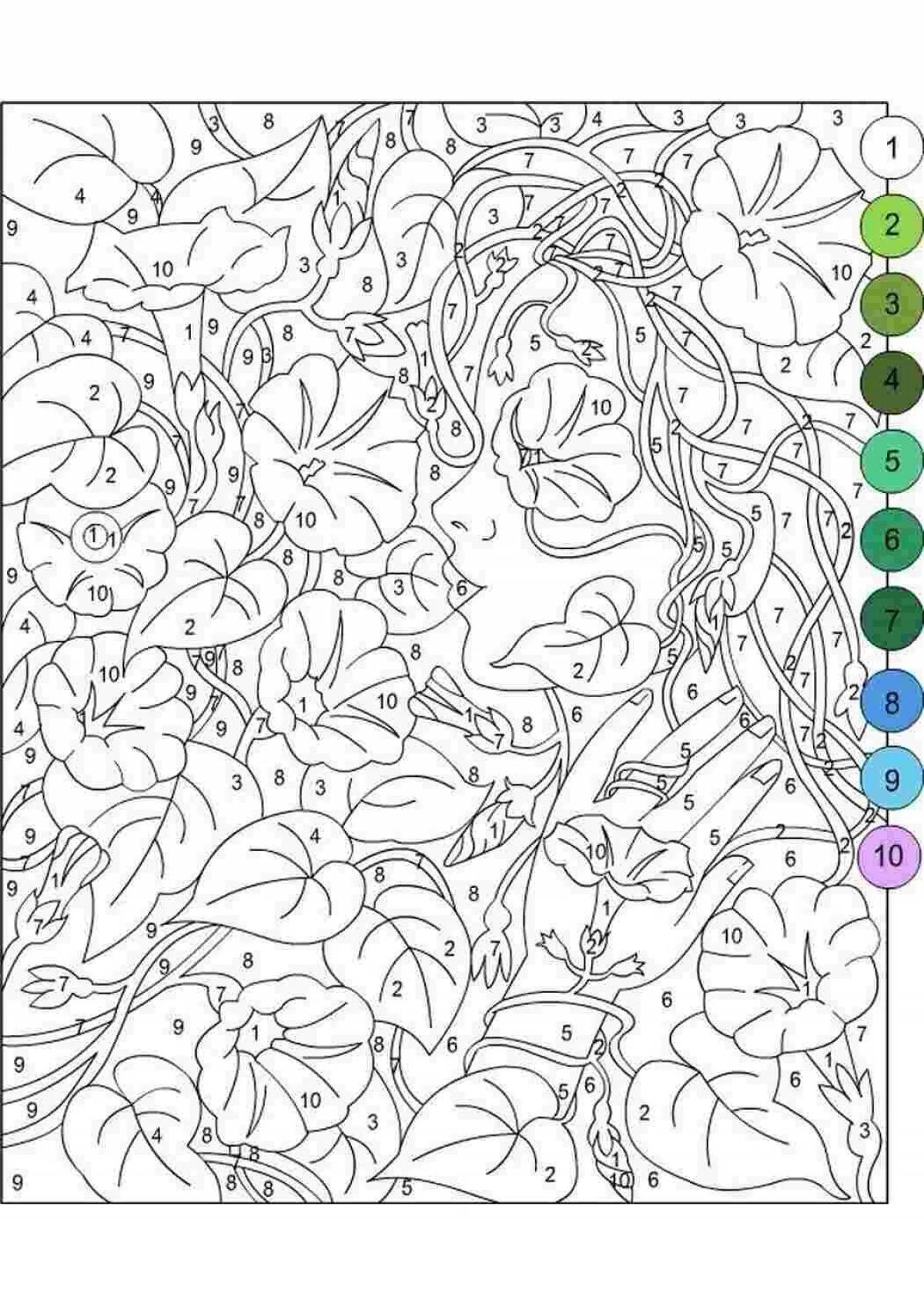 Delightful anti-stress wildberry coloring book