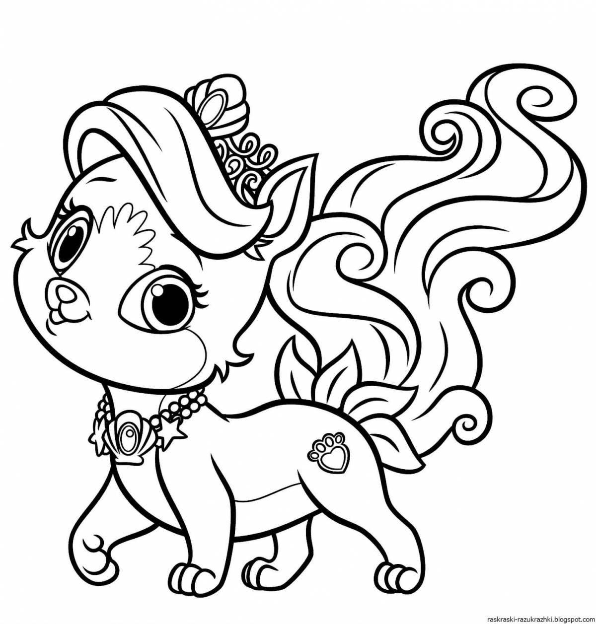 Enchantimals unicorn coloring page