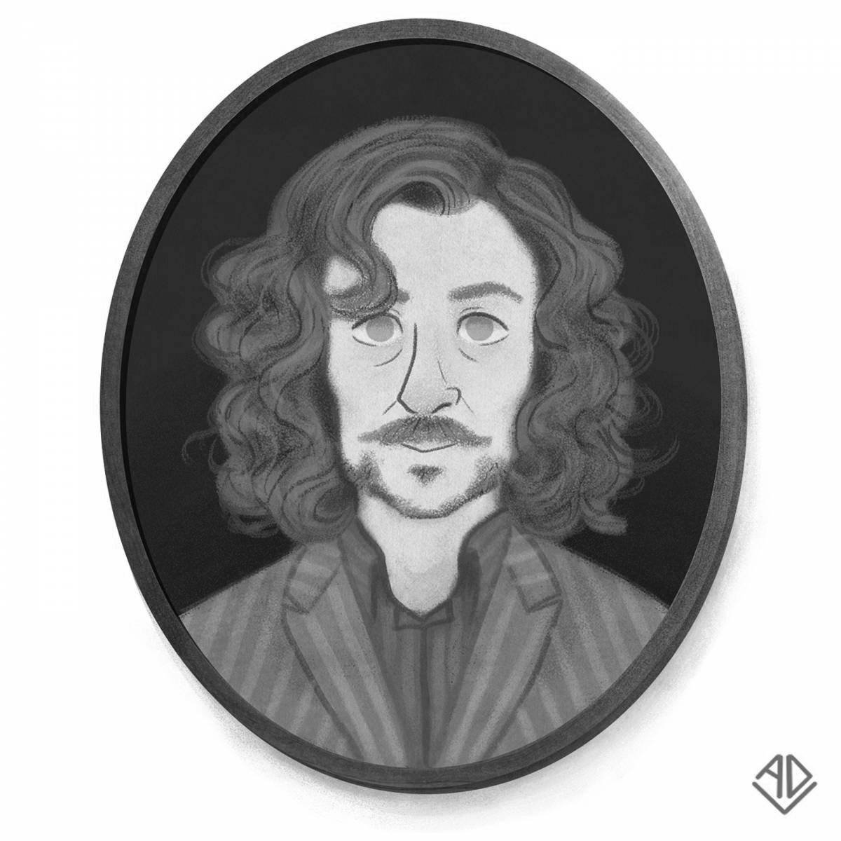 Sirius Black's impressive coloring page