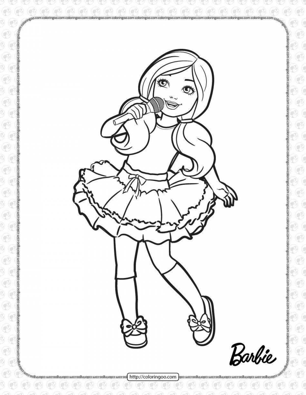 Photo Barbie roberts fairytale coloring book