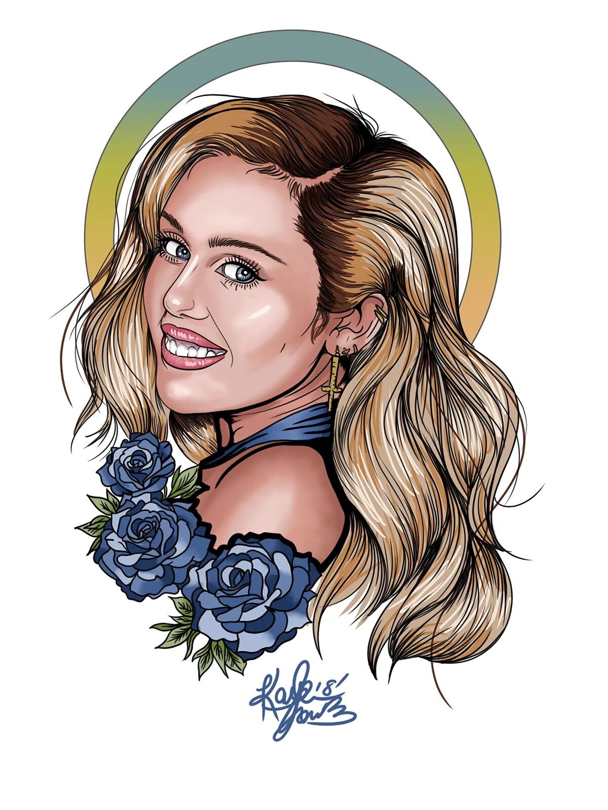 Dazzling miley cyrus coloring book