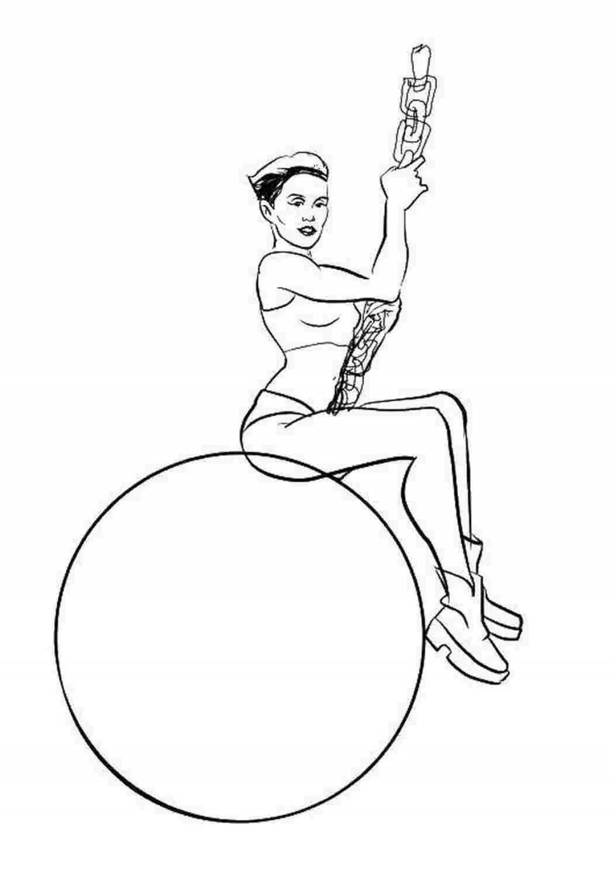 Miley Cyrus lovely coloring page
