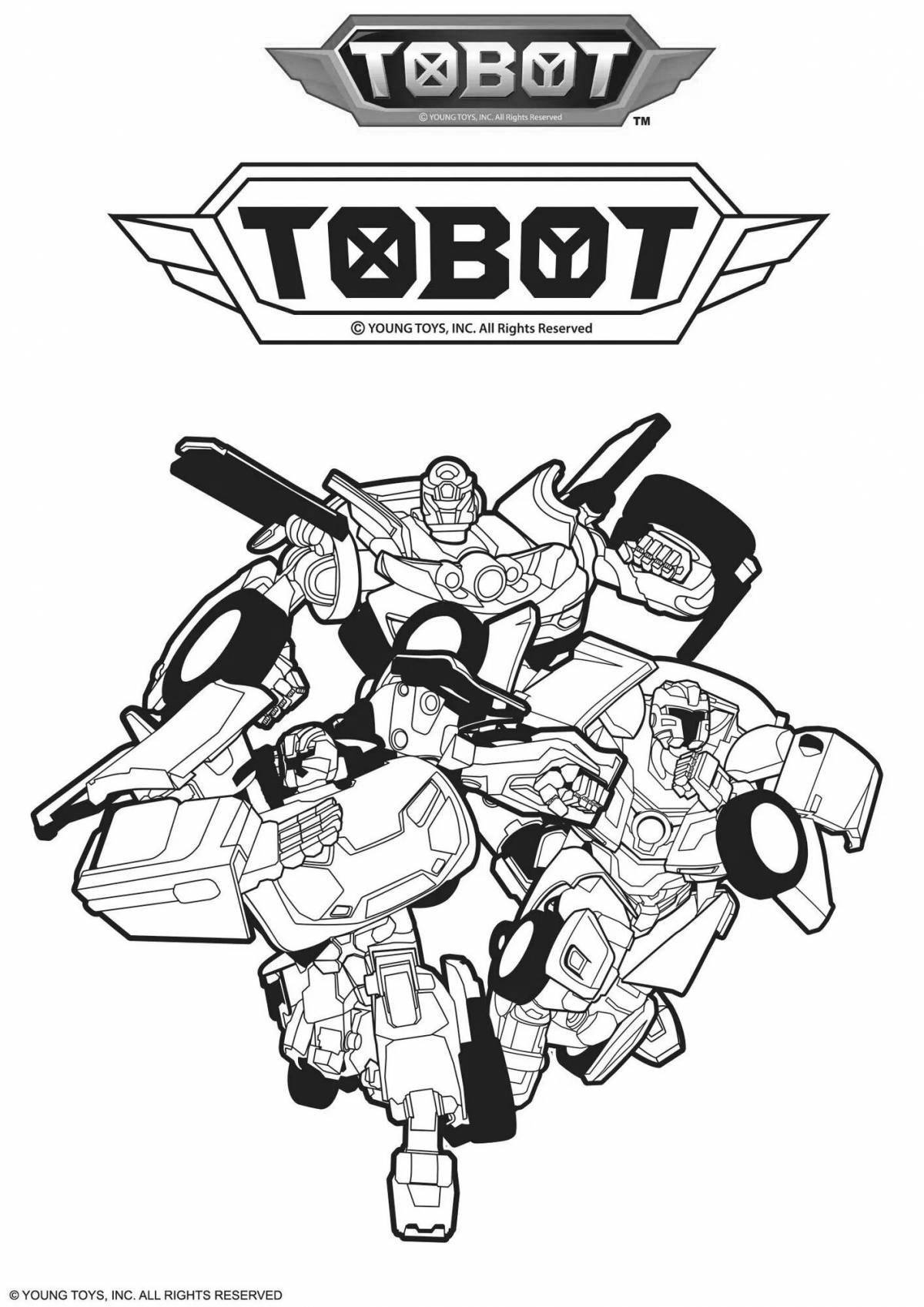 Coloring sweet tobot t