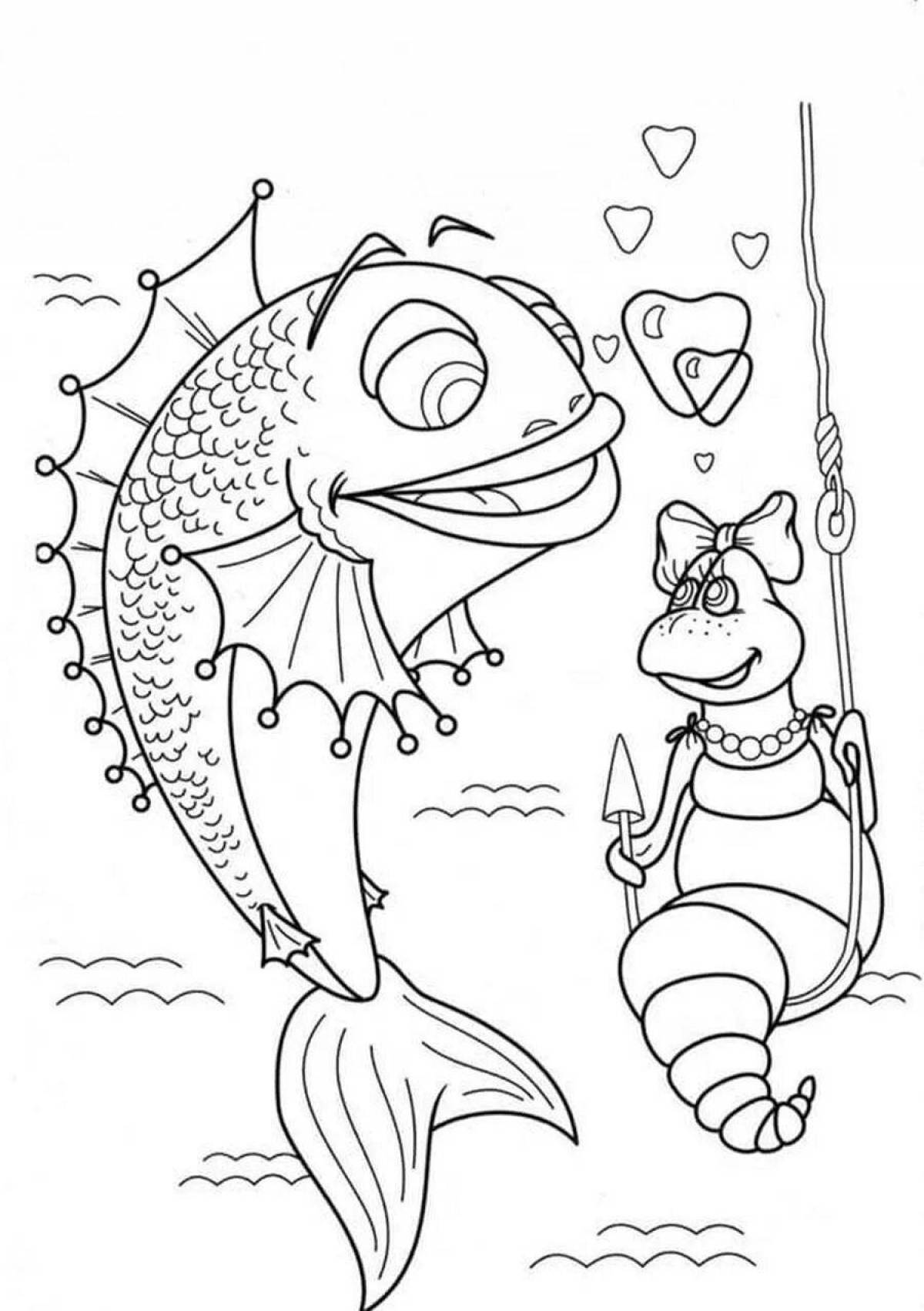 Exciting ruff coloring page