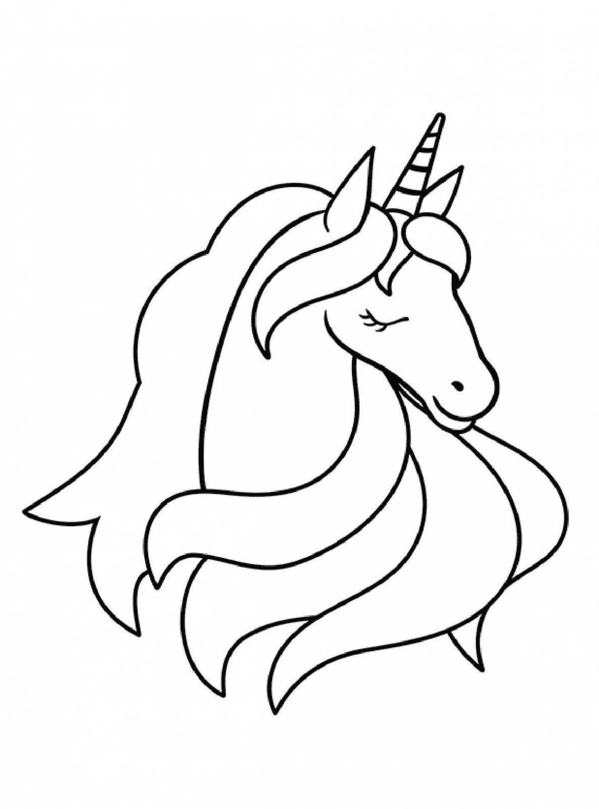 Luxury minecraft unicorn coloring book