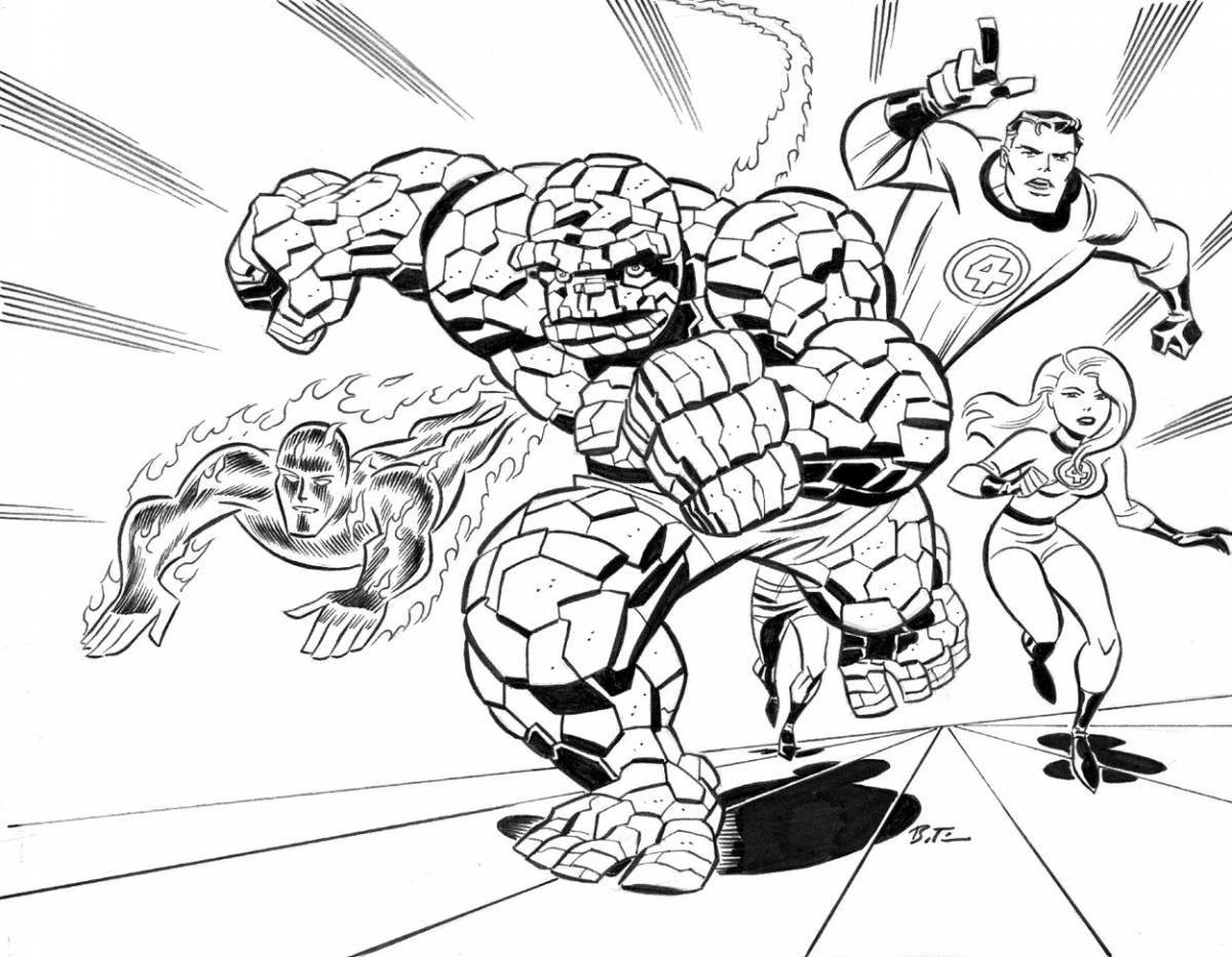 Shining Iron Hulk coloring page