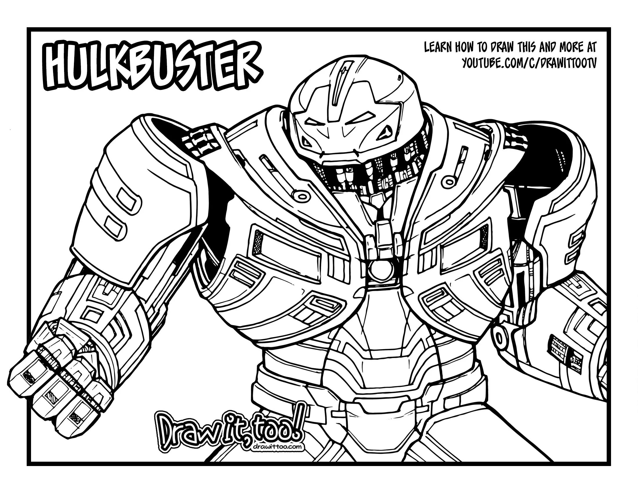Masterfully crafted iron hulk coloring page