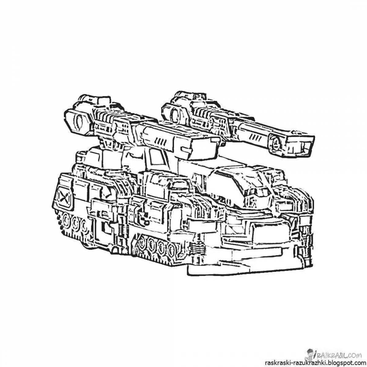 Majestic battlestar all coloring page