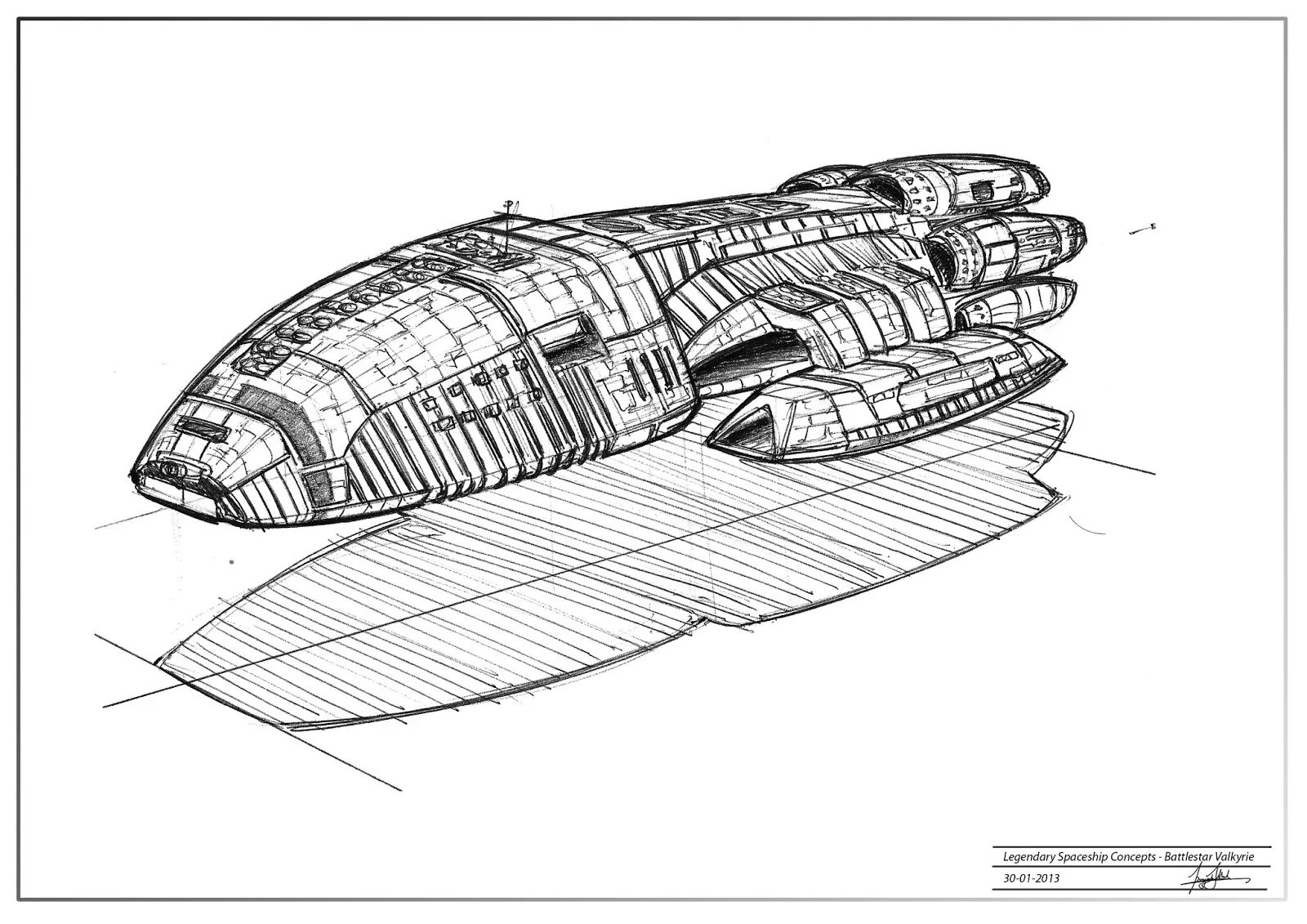 Detailed coloring of battlestar all