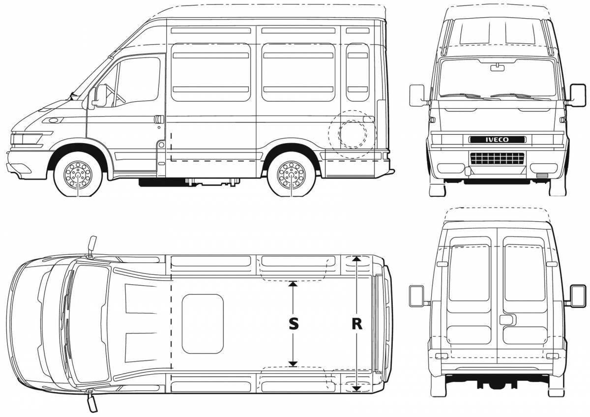 Charming coloring ford transit