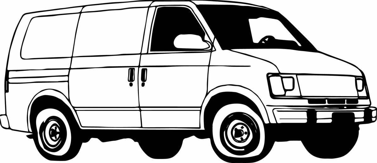 Exquisite ford transit coloring book