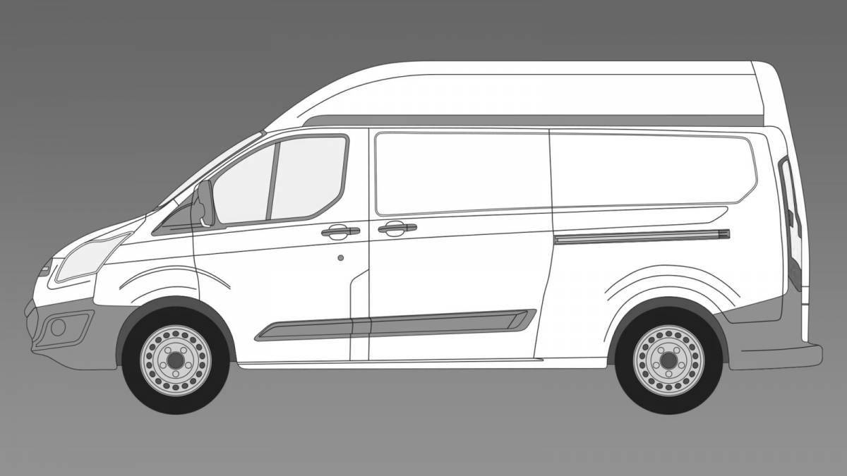 Complex ford transit coloring book