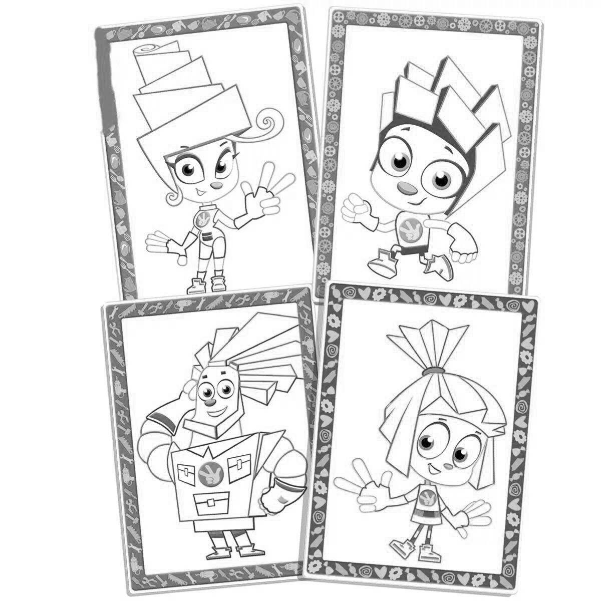 Photo Funny fixies coloring video