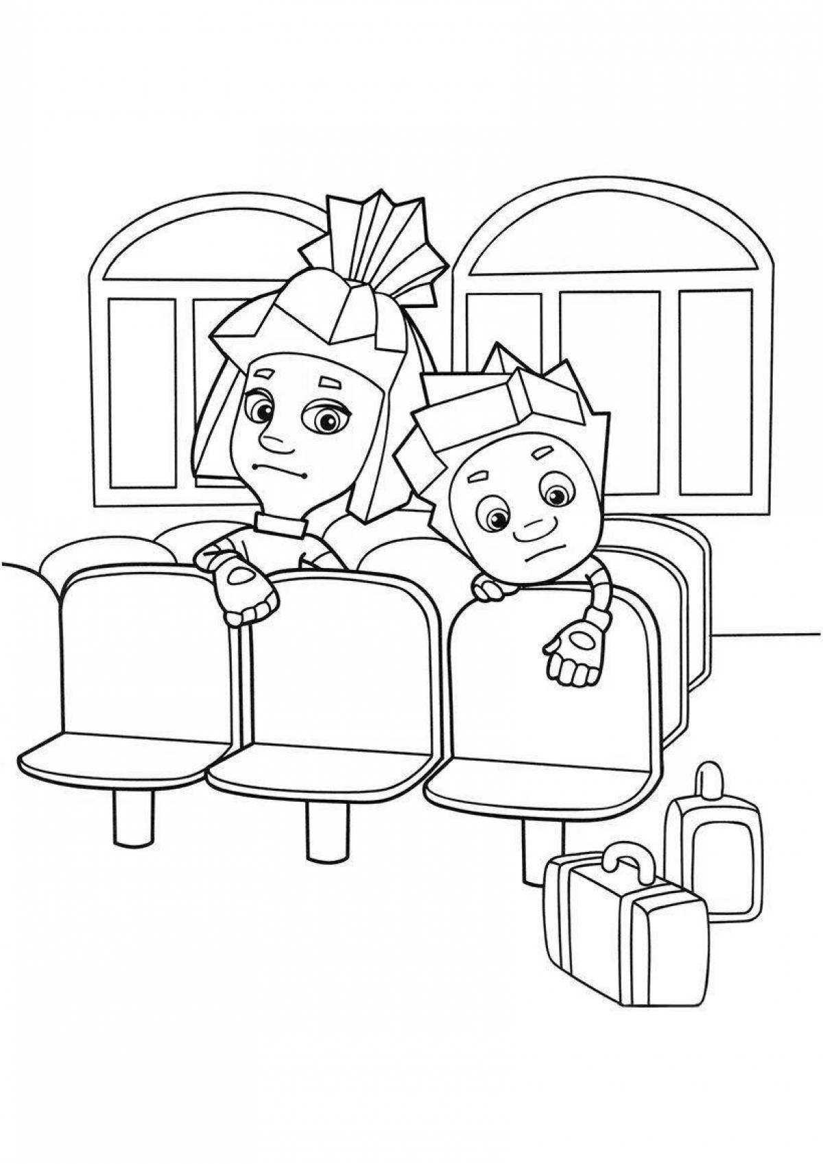 Photo Fun fixies coloring video