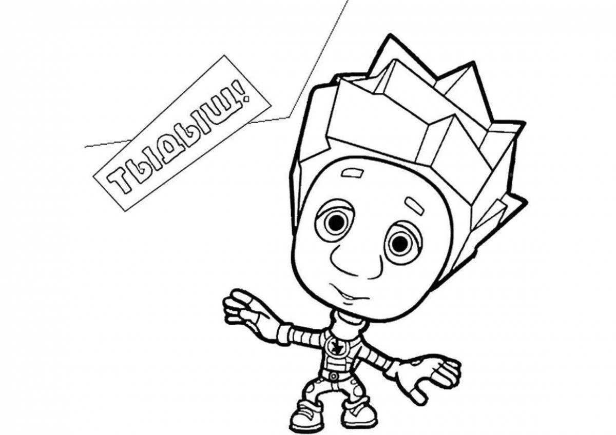 Photo Vivacious coloring page fixies video