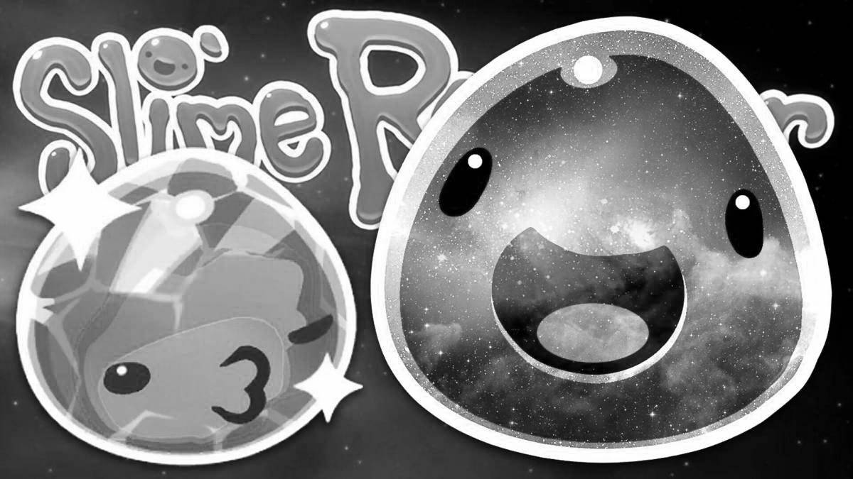 Radiant coloring page slime rancher