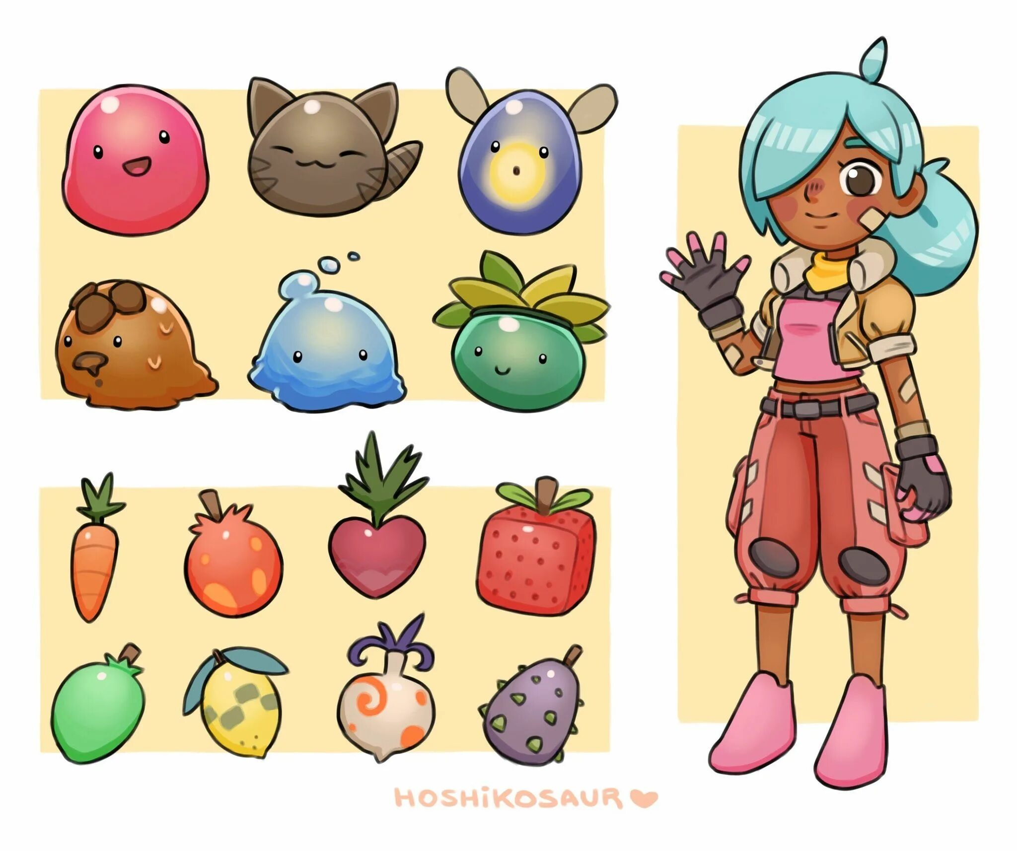 Slime rancher soft coloring