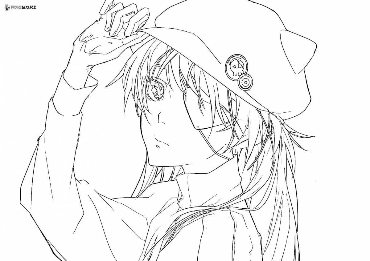 Adorable evangelion ray coloring page