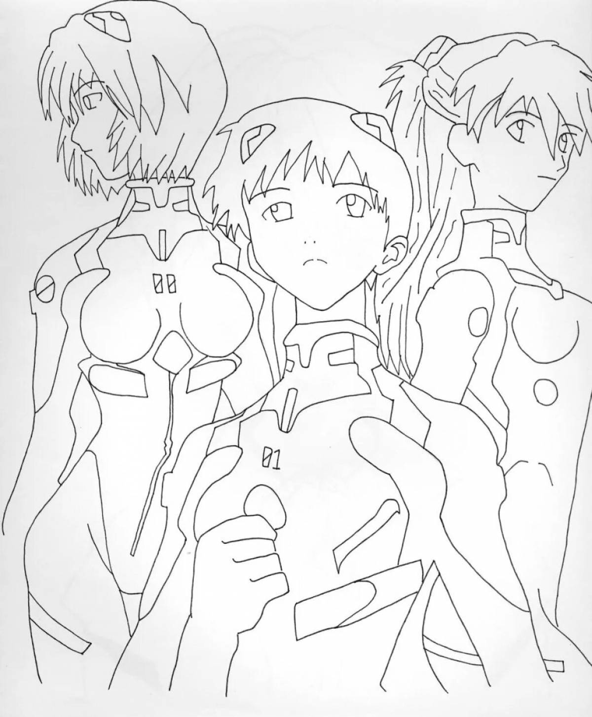 Evangelion ray #3