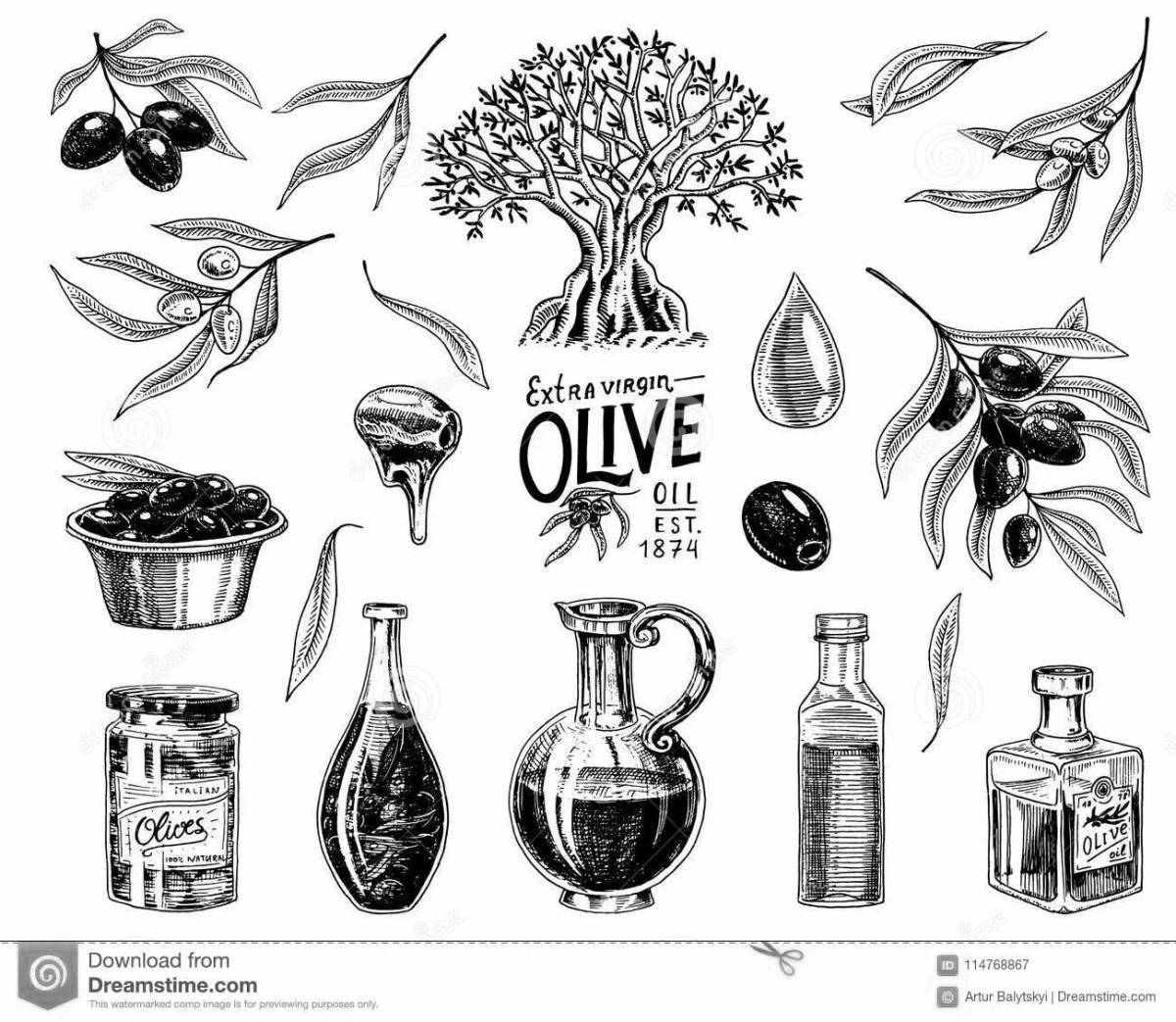 Photo Shine coloring vegetable oil