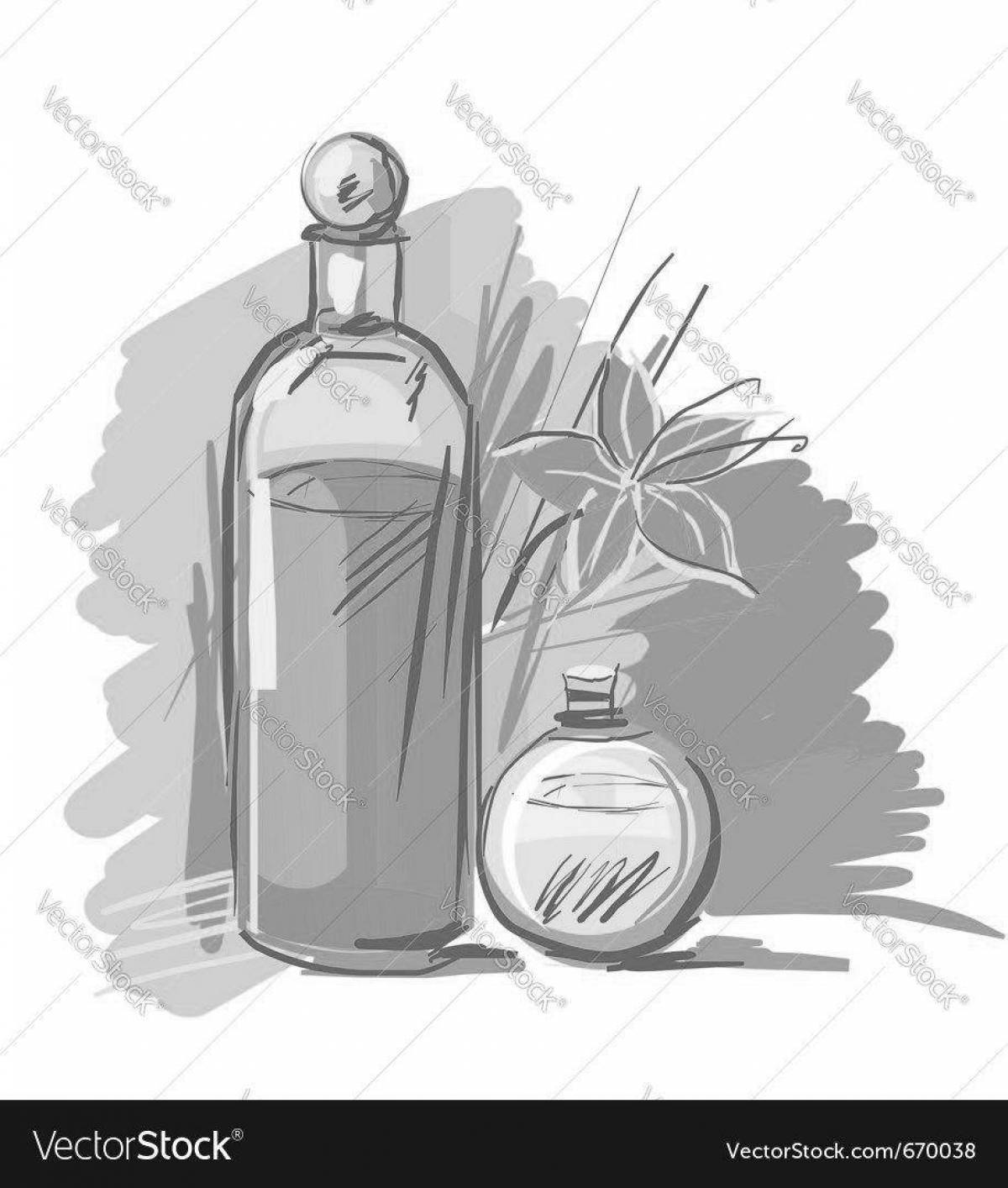 Photo Exciting vegetable oil coloring