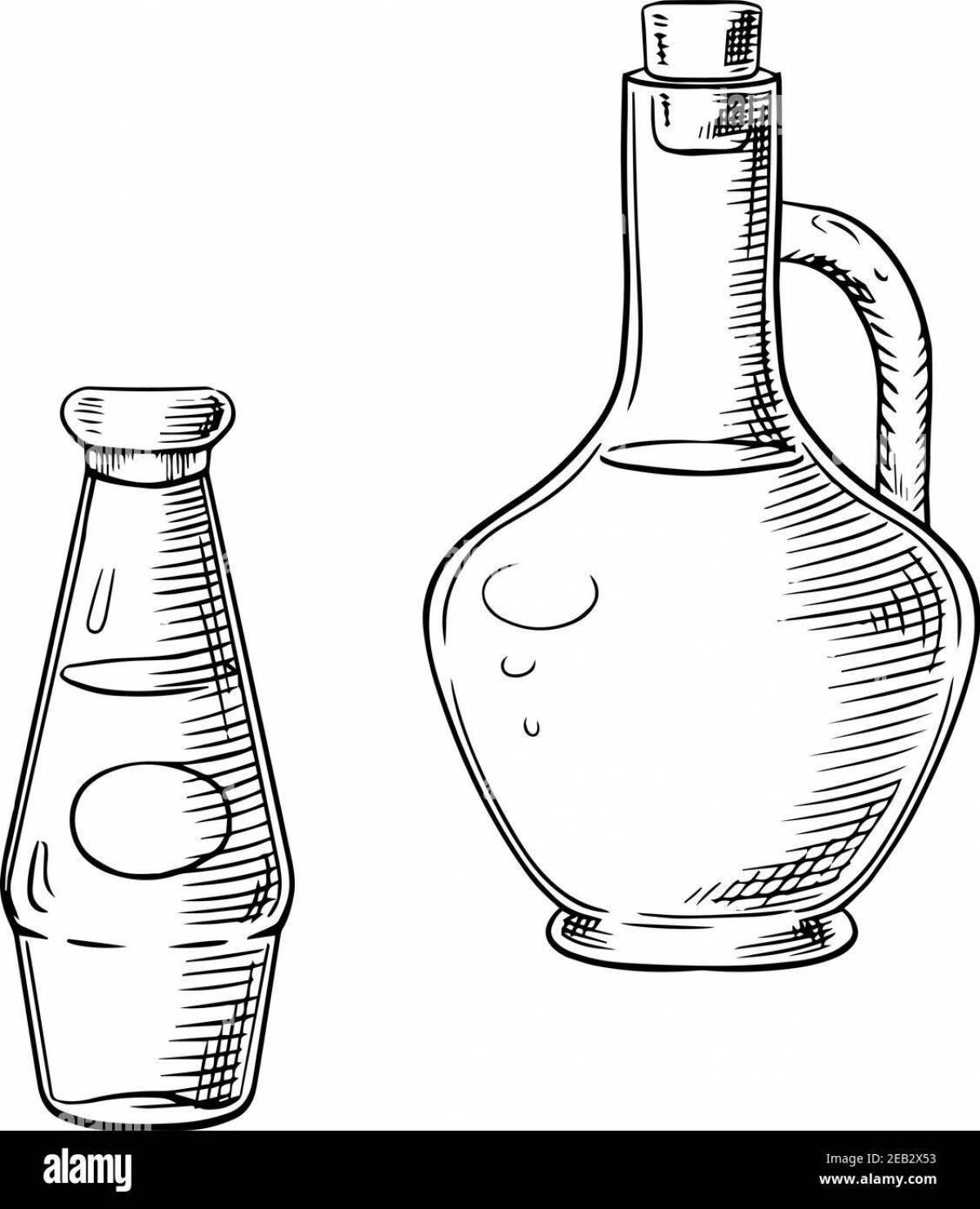 Photo Charming coloring vegetable oil