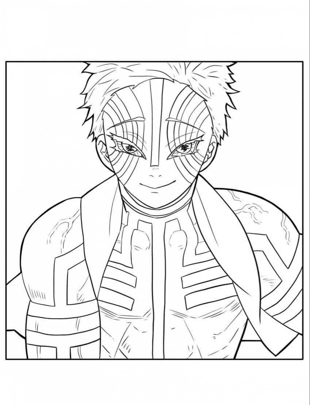 Innovative cutting blade coloring page