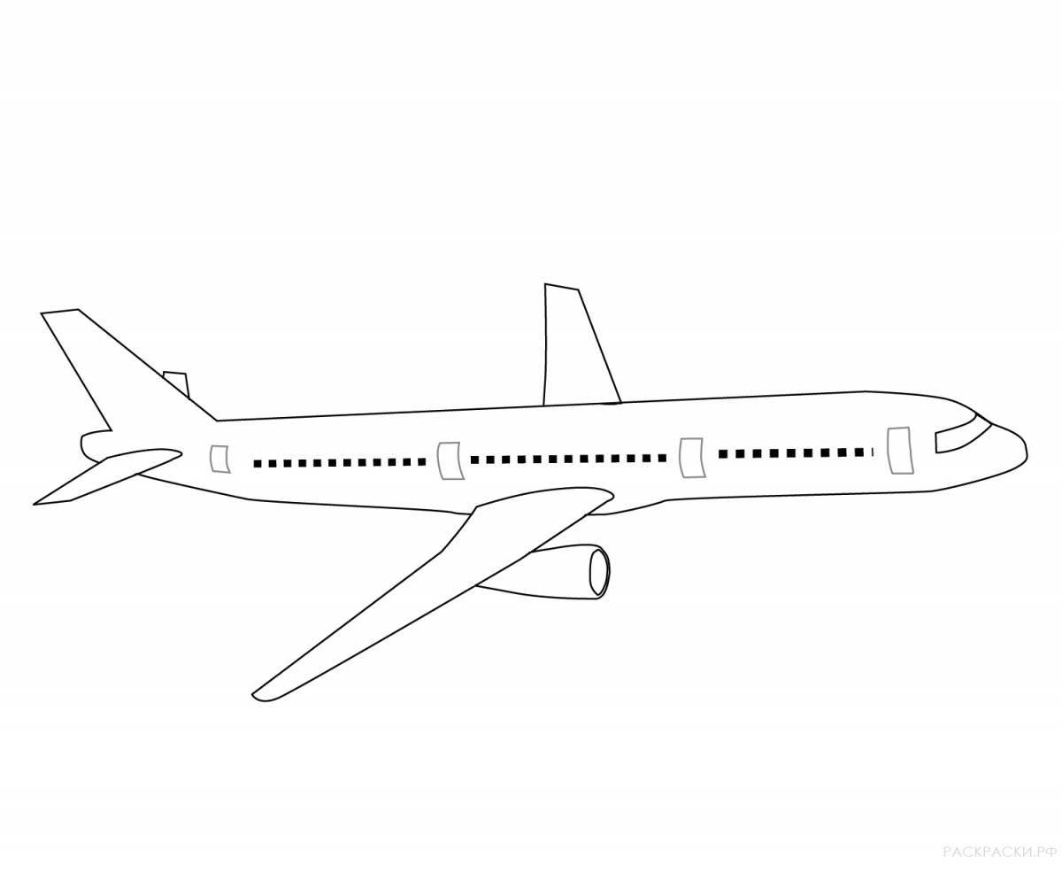 Charming civil aviation coloring