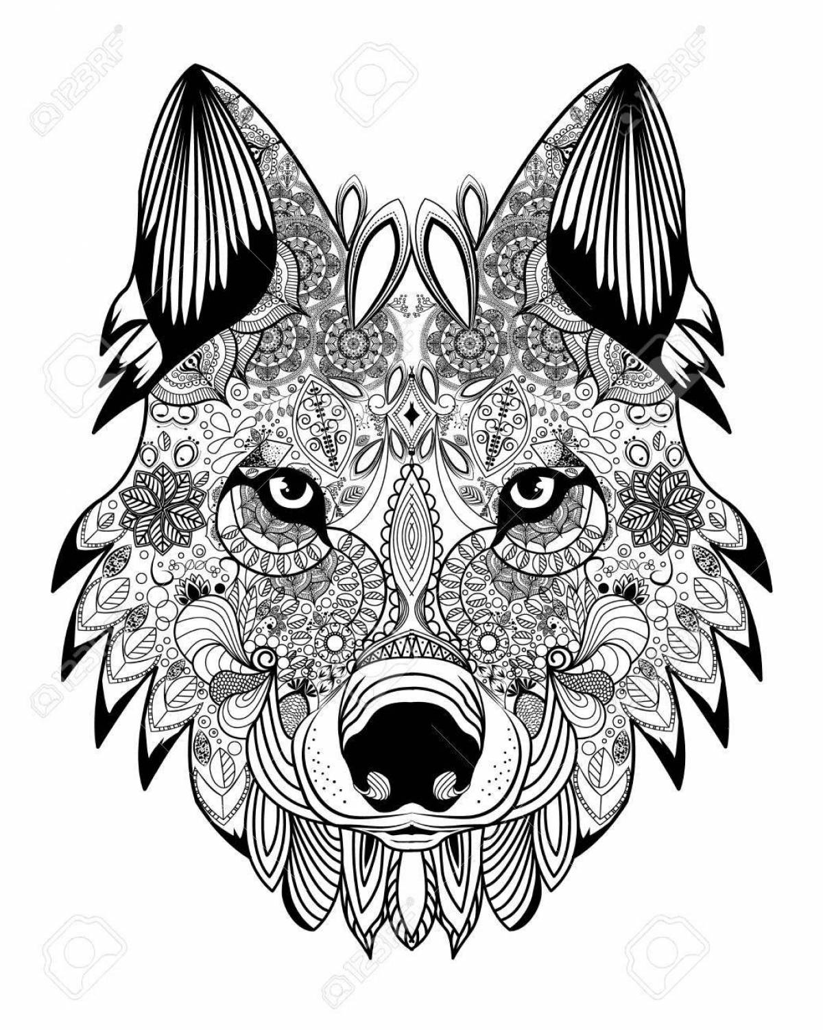 Great wolf coloring