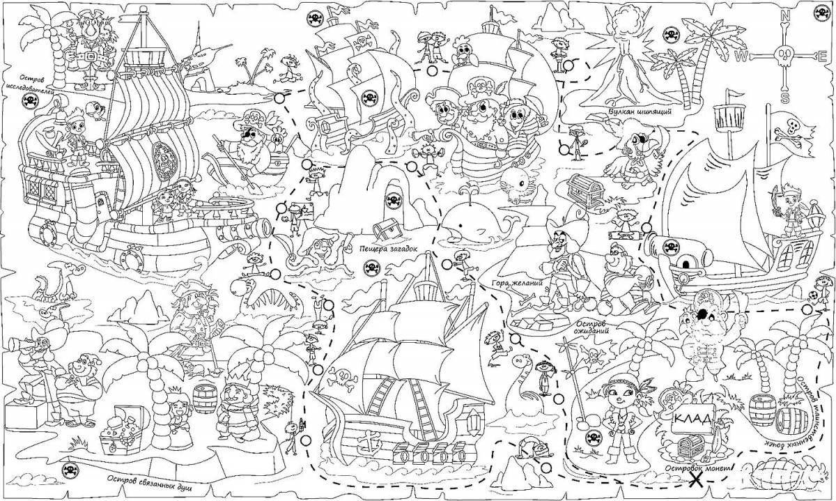 12 cards incredible coloring book