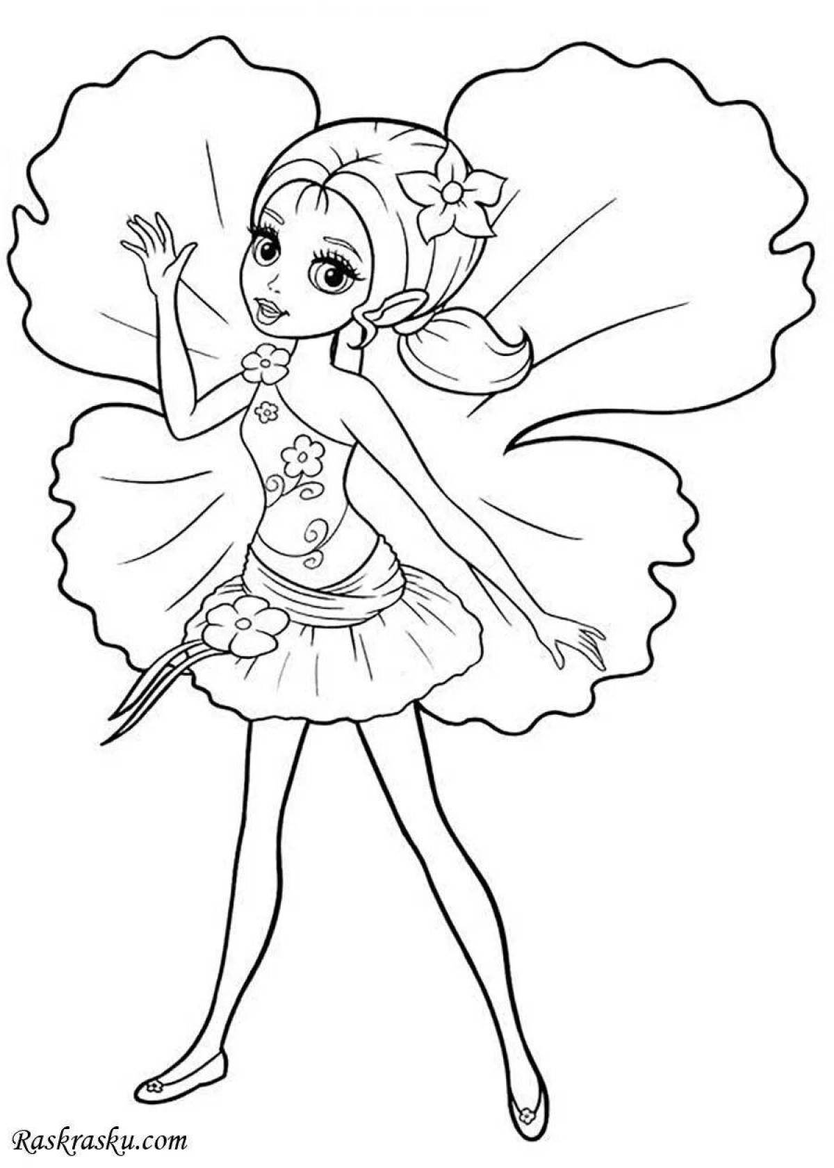 Princess live coloring with print