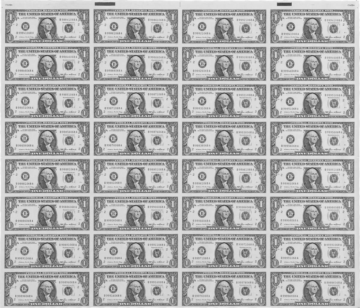 Bright mini money coloring page